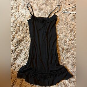 Simon Chang Black sheer dress